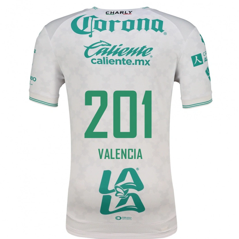 Danxen Męski Álex Valencia #201 Jasnozielony Biały Wyjazdowa Koszulka 2026/27 Koszulki Klubowe
