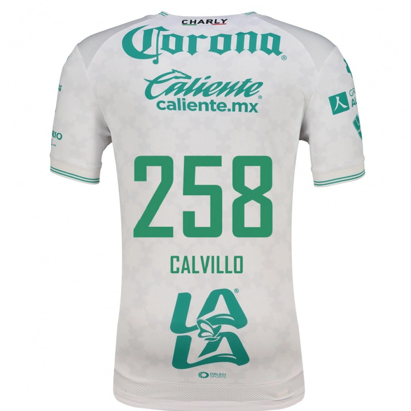 Danxen Męski Carlos Calvillo #258 Jasnozielony Biały Wyjazdowa Koszulka 2026/27 Koszulki Klubowe