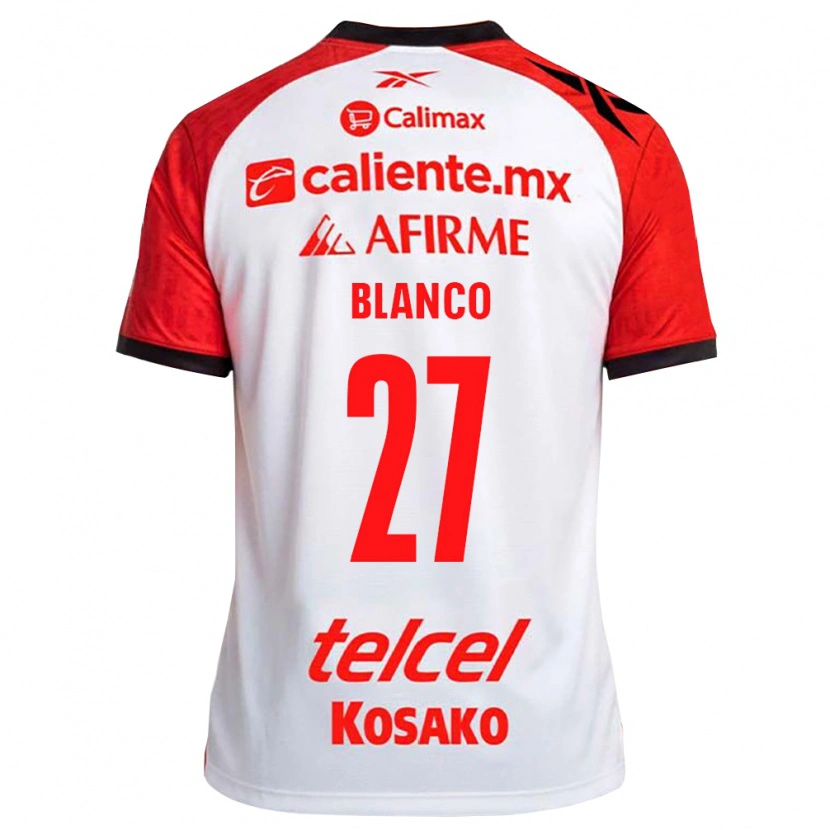 Danxen Męski Domingo Blanco #27 Biały Czarny Czerwony Wyjazdowa Koszulka 2026/27 Koszulki Klubowe