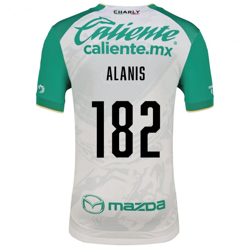 Danxen Męski Alejandro Alanís #182 Jasnozielony Biały Wyjazdowa Koszulka 2026/27 Koszulki Klubowe
