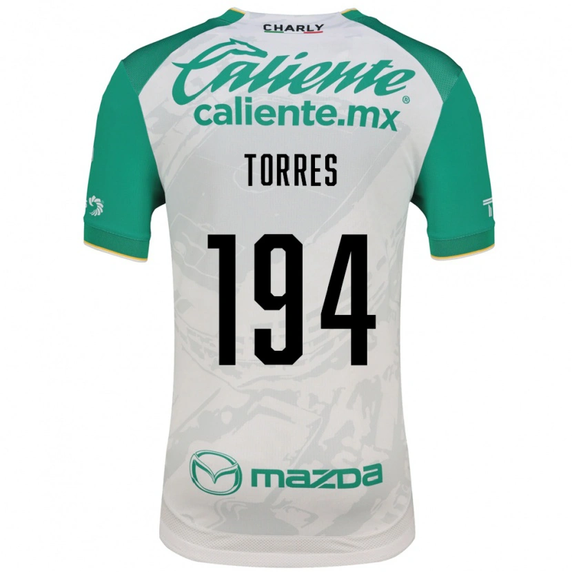 Danxen Męski Erick Torres #194 Jasnozielony Biały Wyjazdowa Koszulka 2026/27 Koszulki Klubowe