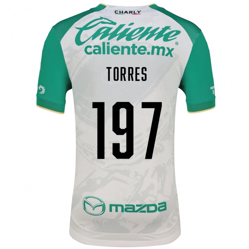 Danxen Męski Erick Torres #197 Jasnozielony Biały Wyjazdowa Koszulka 2026/27 Koszulki Klubowe