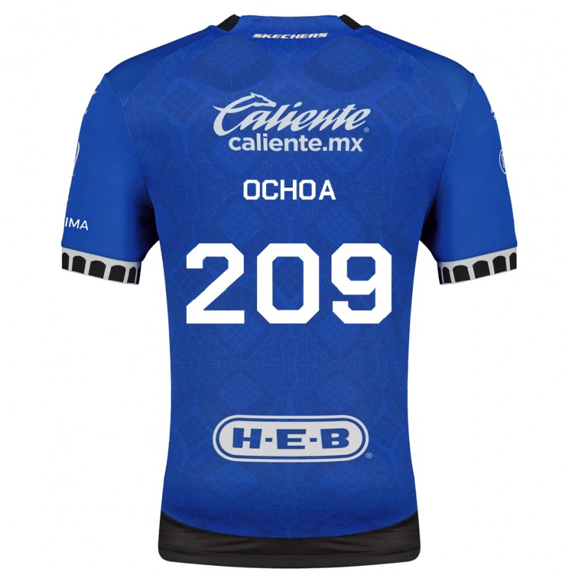 Danxen Męski José Ochoa #209 Królewski Niebieski Biały Czarny Wyjazdowa Koszulka 2026/27 Koszulki Klubowe