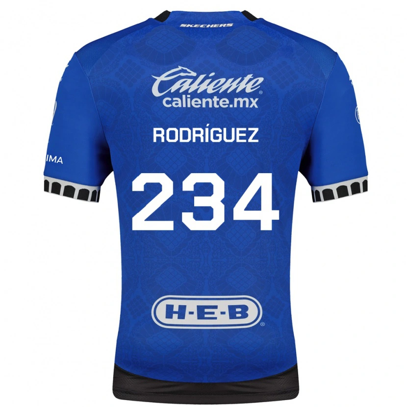 Danxen Męski Alejandro Rodríguez #234 Królewski Niebieski Biały Czarny Wyjazdowa Koszulka 2026/27 Koszulki Klubowe