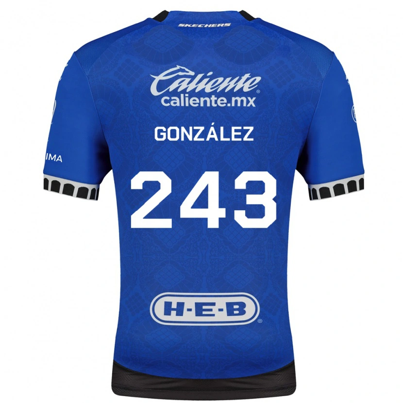 Danxen Męski Leonardo González #243 Królewski Niebieski Biały Czarny Wyjazdowa Koszulka 2026/27 Koszulki Klubowe