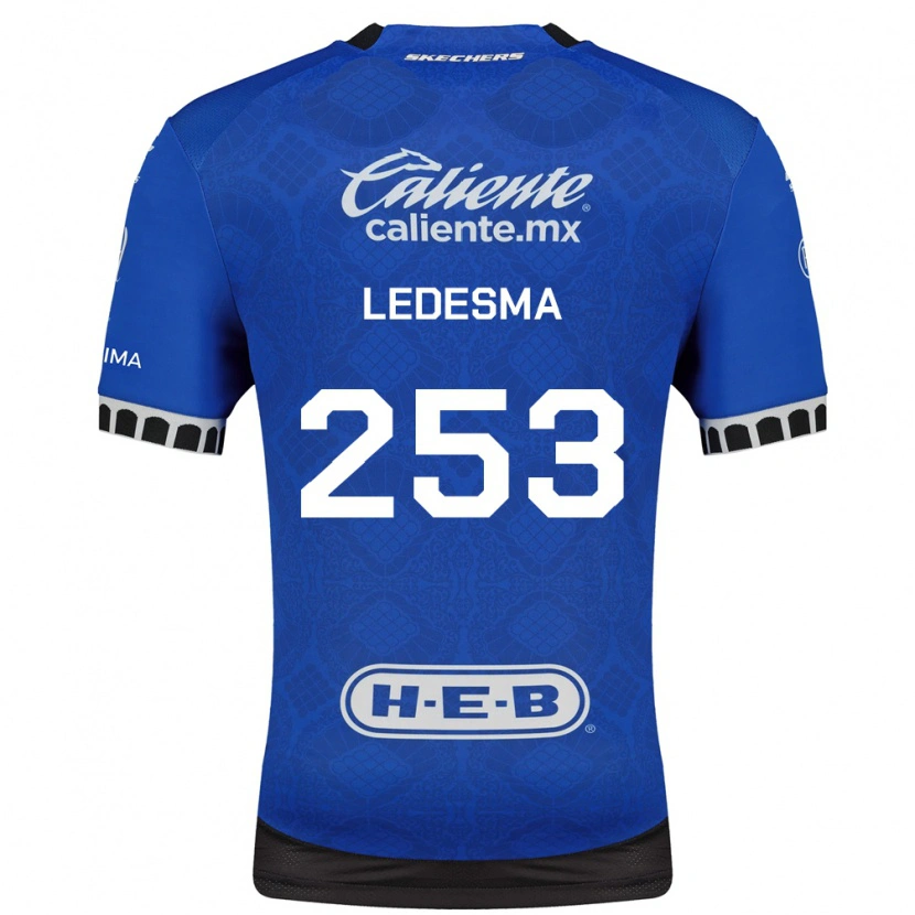 Danxen Męski Pablo Ledesma #253 Królewski Niebieski Biały Czarny Wyjazdowa Koszulka 2026/27 Koszulki Klubowe