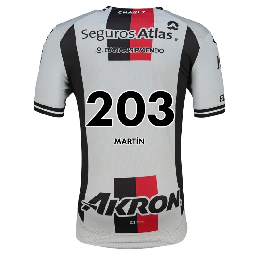 Danxen Męski José Martín #203 Biały Czerwony Czarny Wyjazdowa Koszulka 2026/27 Koszulki Klubowe