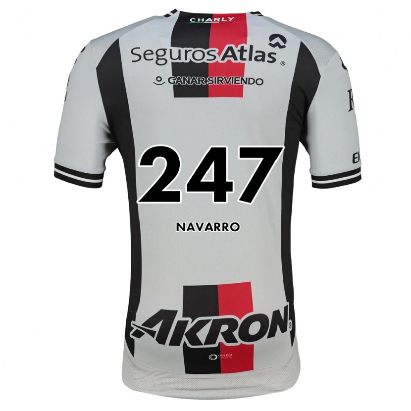 Danxen Męski Aldo Navarro #247 Biały Czerwony Czarny Wyjazdowa Koszulka 2026/27 Koszulki Klubowe