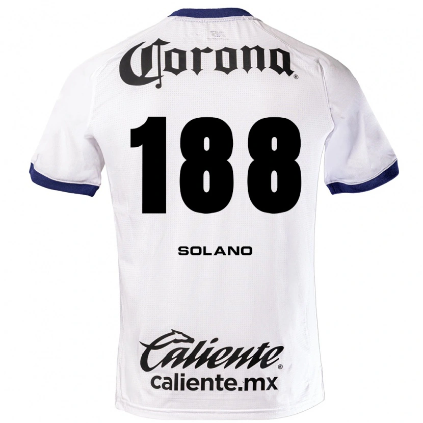 Danxen Męski Aldo Solano #188 Biały Niebieski Czarny Wyjazdowa Koszulka 2026/27 Koszulki Klubowe