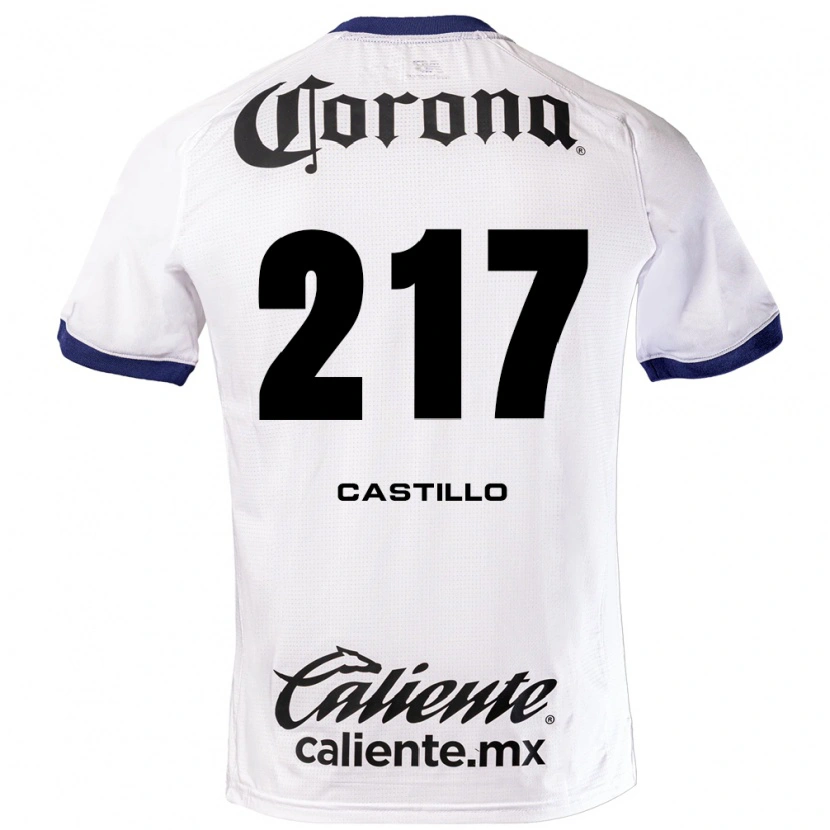 Danxen Męski Klever Castillo #217 Biały Niebieski Czarny Wyjazdowa Koszulka 2026/27 Koszulki Klubowe