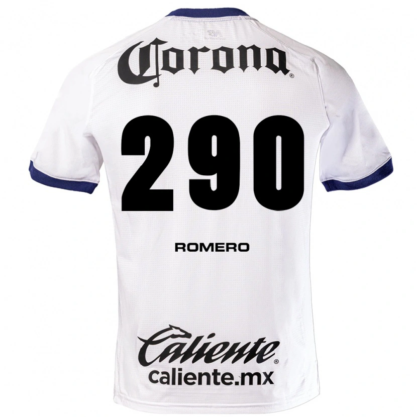 Danxen Męski Marvin Romero #290 Biały Niebieski Czarny Wyjazdowa Koszulka 2026/27 Koszulki Klubowe