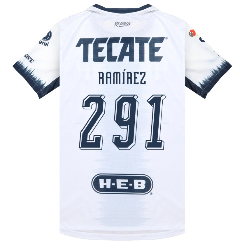 Danxen Męski Fabián Ramírez #291 Biały Niebieski Atramentowy Czerwony Wyjazdowa Koszulka 2026/27 Koszulki Klubowe