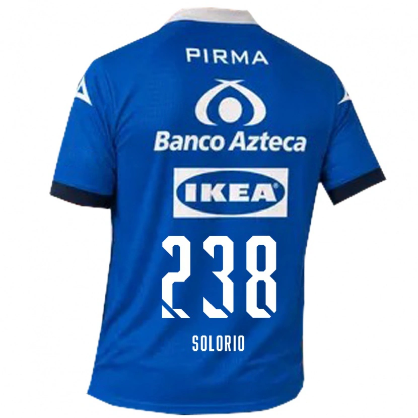 Danxen Męski Héctor Solorio #238 Niebieski Biały Wyjazdowa Koszulka 2026/27 Koszulki Klubowe