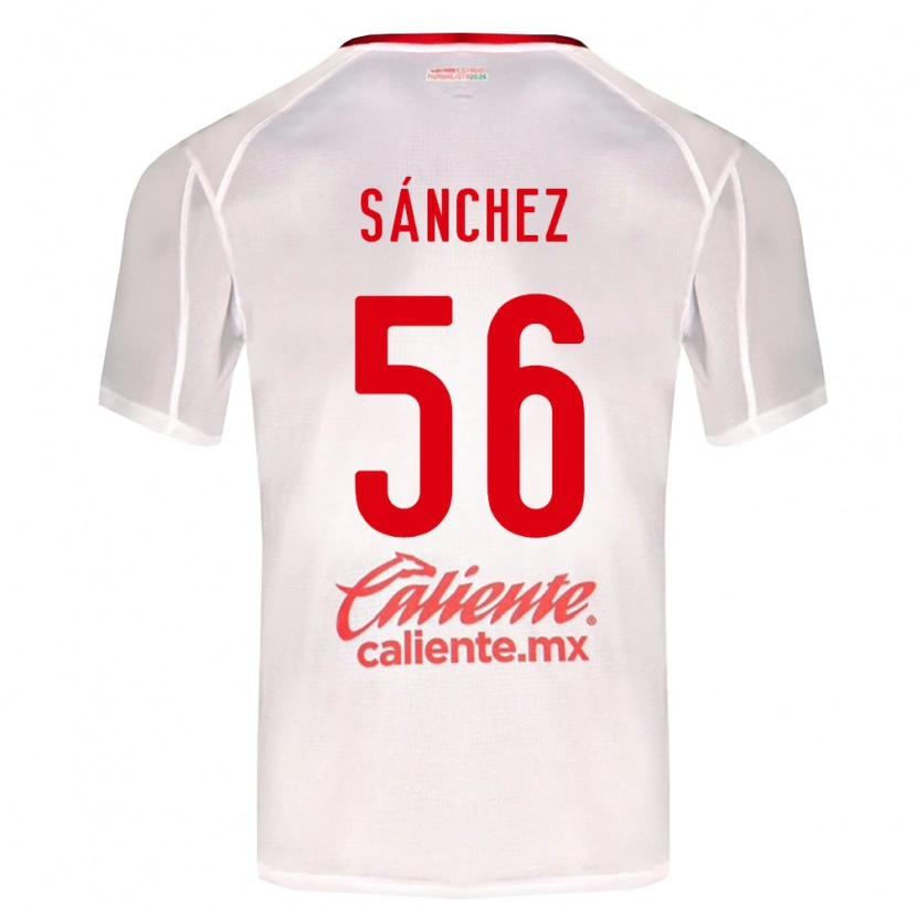 Danxen Męski Benjamín Sánchez #56 Biały Zielony Czerwony Wyjazdowa Koszulka 2026/27 Koszulki Klubowe
