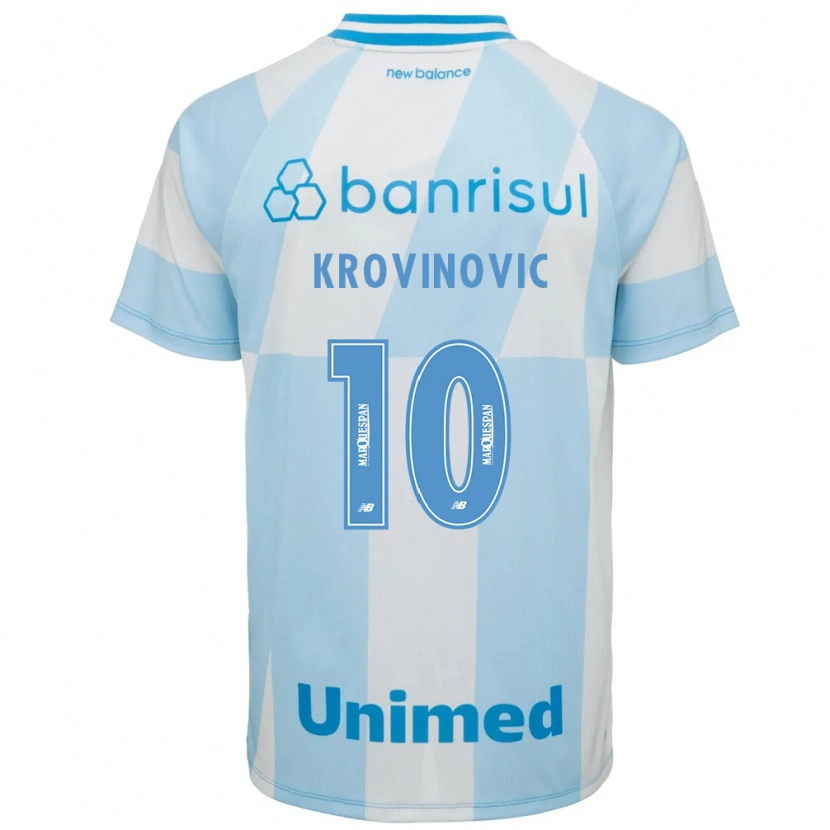 Danxen Męski Filip Krovinovic #10 Jasny Niebieski Biały Wyjazdowa Koszulka 2026/27 Koszulki Klubowe