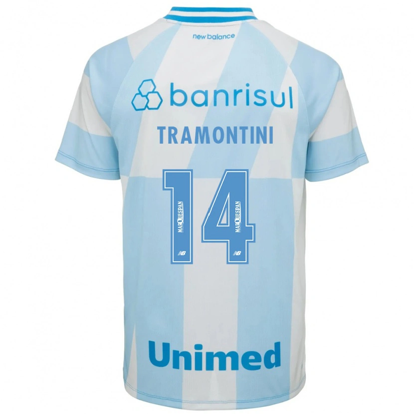 Danxen Męski Bernardo Tramontini #14 Jasny Niebieski Biały Wyjazdowa Koszulka 2026/27 Koszulki Klubowe