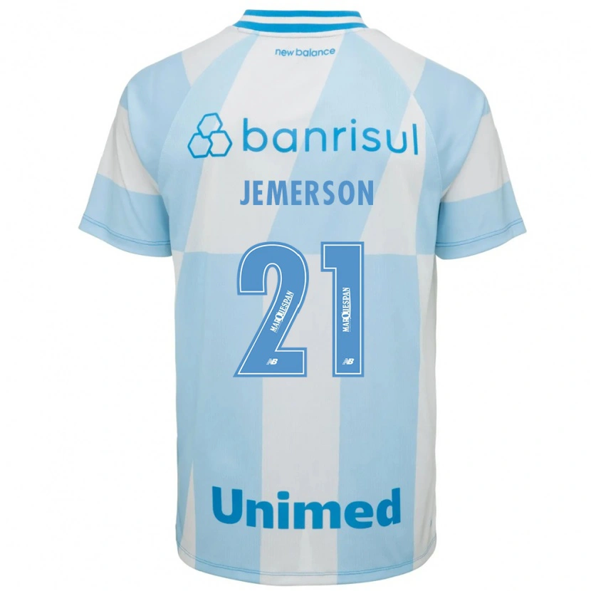 Danxen Męski Jemerson #21 Jasny Niebieski Biały Wyjazdowa Koszulka 2026/27 Koszulki Klubowe