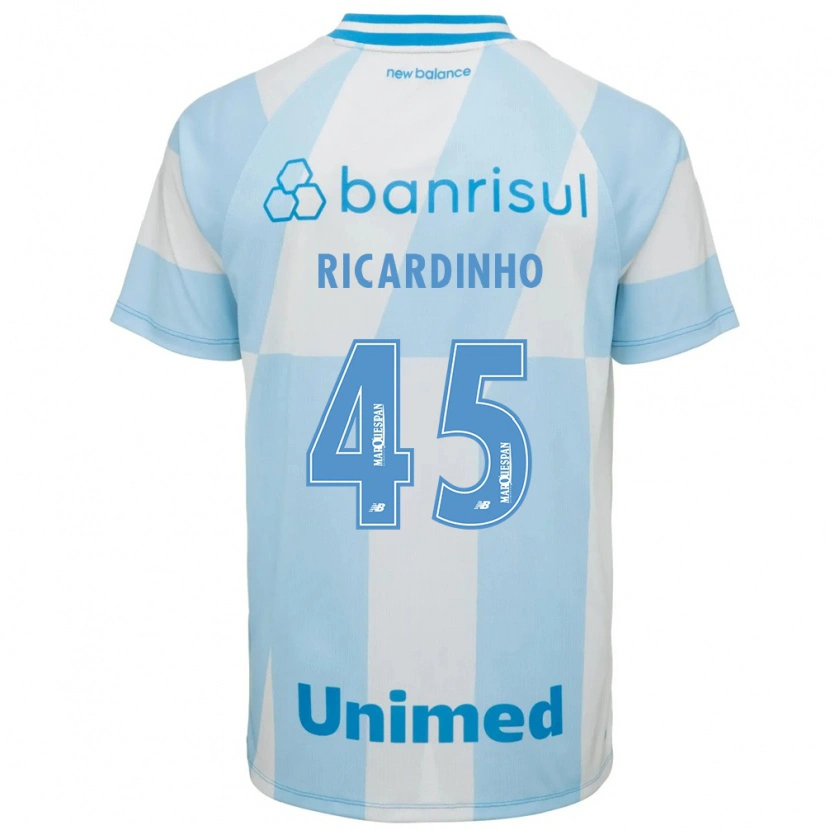 Danxen Męski Ricardinho #45 Jasny Niebieski Biały Wyjazdowa Koszulka 2026/27 Koszulki Klubowe