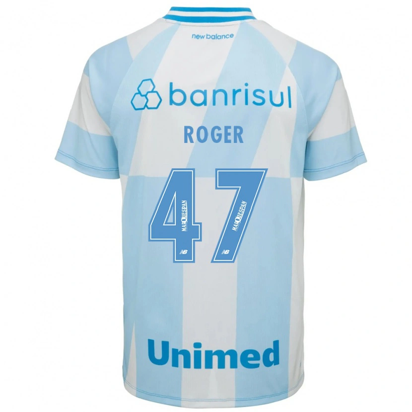 Danxen Męski Roger Dias Fernandes #47 Jasny Niebieski Biały Wyjazdowa Koszulka 2026/27 Koszulki Klubowe