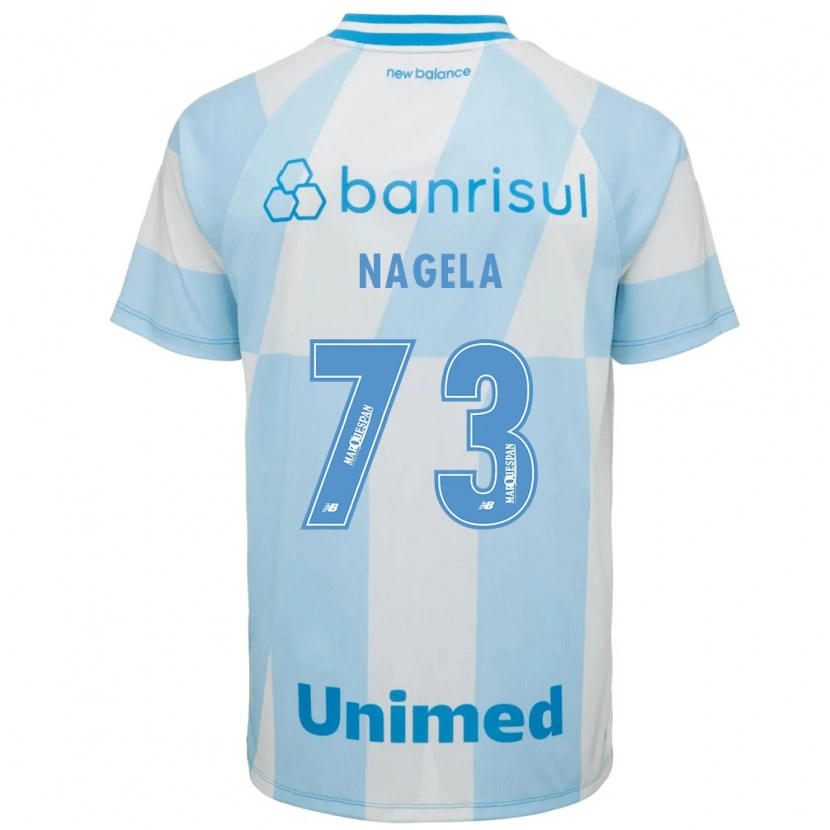 Danxen Męski Nágela #73 Jasny Niebieski Biały Wyjazdowa Koszulka 2026/27 Koszulki Klubowe