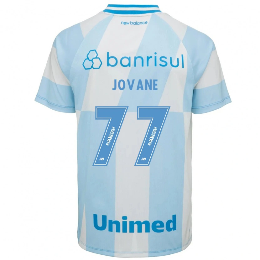 Danxen Męski Jovane Cabral #77 Jasny Niebieski Biały Wyjazdowa Koszulka 2026/27 Koszulki Klubowe