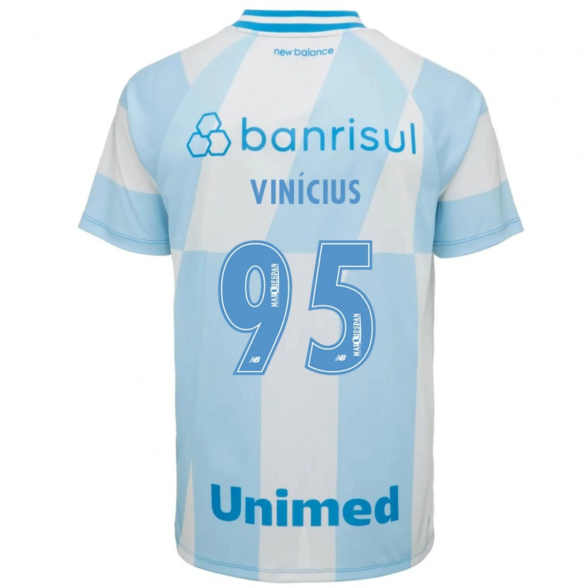 Danxen Męski Carlos Vinícius #95 Jasny Niebieski Biały Wyjazdowa Koszulka 2026/27 Koszulki Klubowe