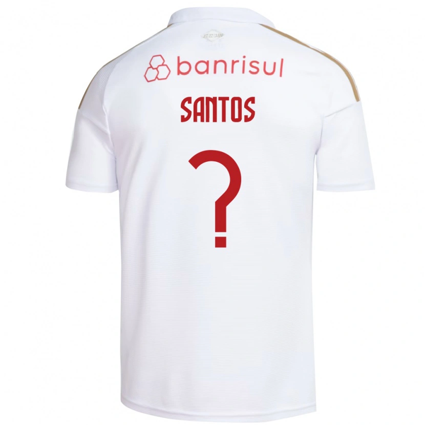 Danxen Męski Matheus Santos #0 Biały Czerwony Wyjazdowa Koszulka 2026/27 Koszulki Klubowe