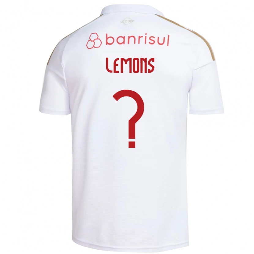 Danxen Męski Matheus Lemons #0 Biały Czerwony Wyjazdowa Koszulka 2026/27 Koszulki Klubowe