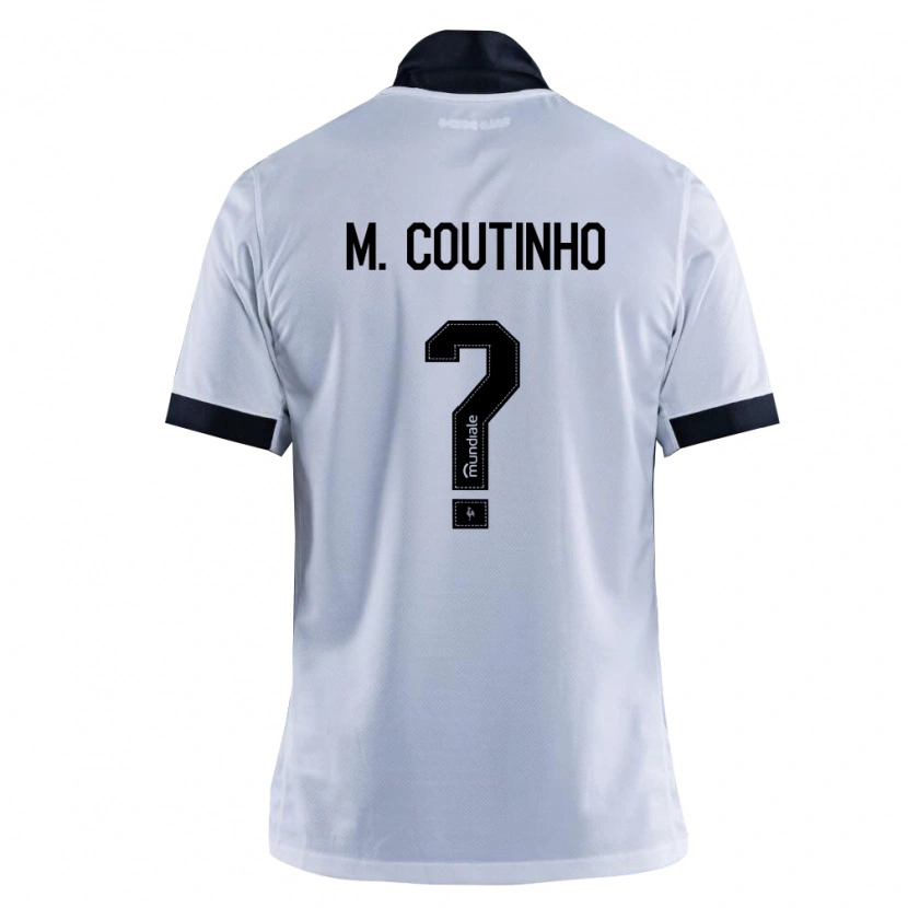 Danxen Męski Murilo Coutinho #0 Czarny Biały Wyjazdowa Koszulka 2026/27 Koszulki Klubowe
