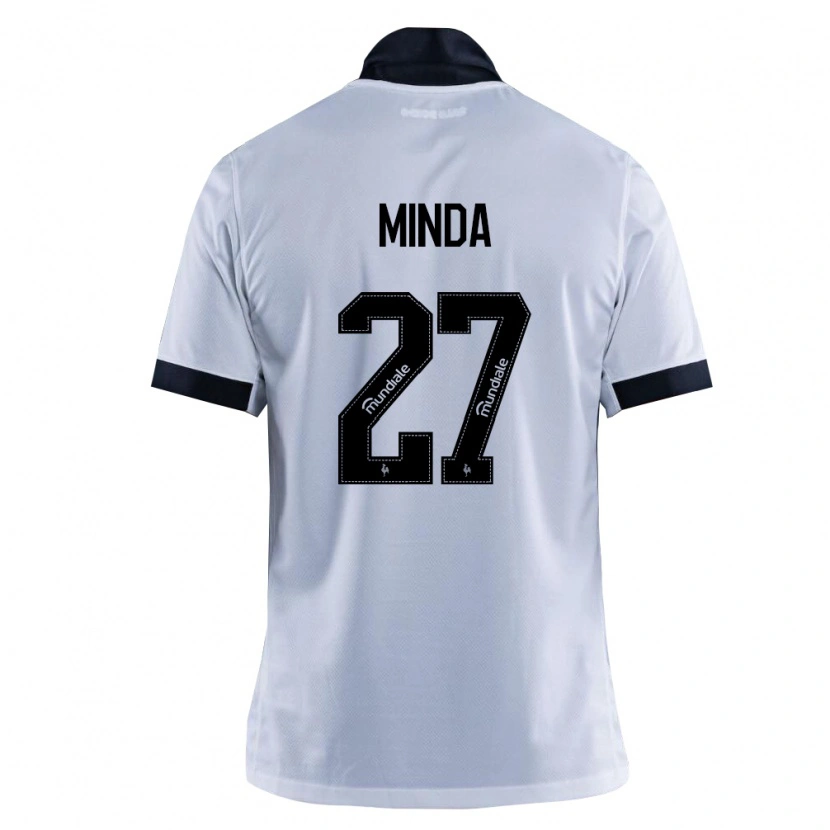 Danxen Męski Alan Minda #27 Czarny Biały Wyjazdowa Koszulka 2026/27 Koszulki Klubowe
