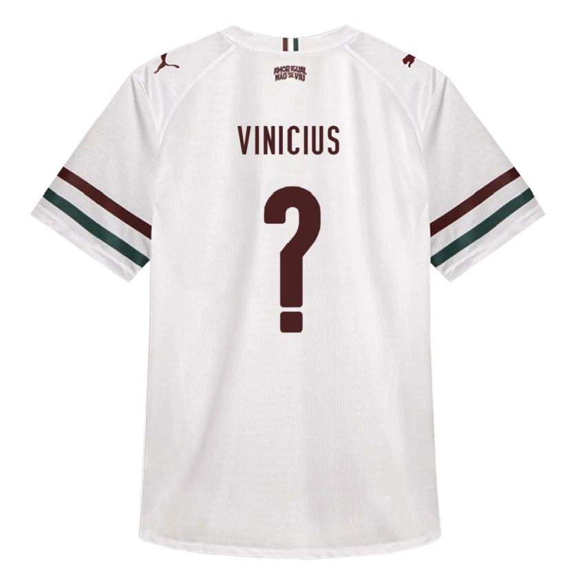Danxen Męski Vinicius #0 Biały Zielony Burgundia Wyjazdowa Koszulka 2026/27 Koszulki Klubowe