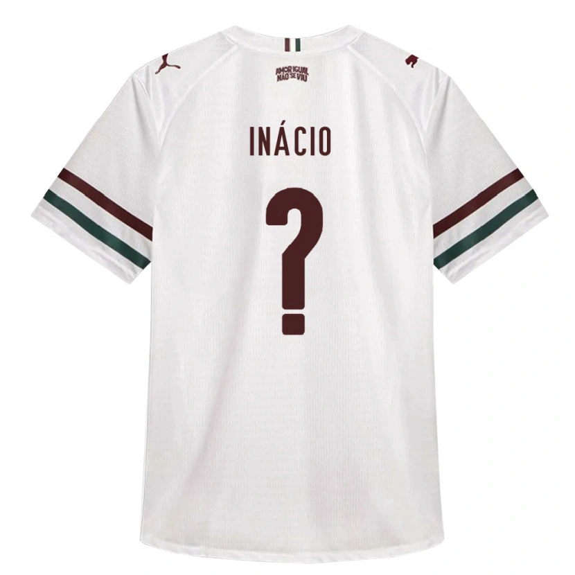Danxen Męski João Inácio #0 Biały Zielony Burgundia Wyjazdowa Koszulka 2026/27 Koszulki Klubowe