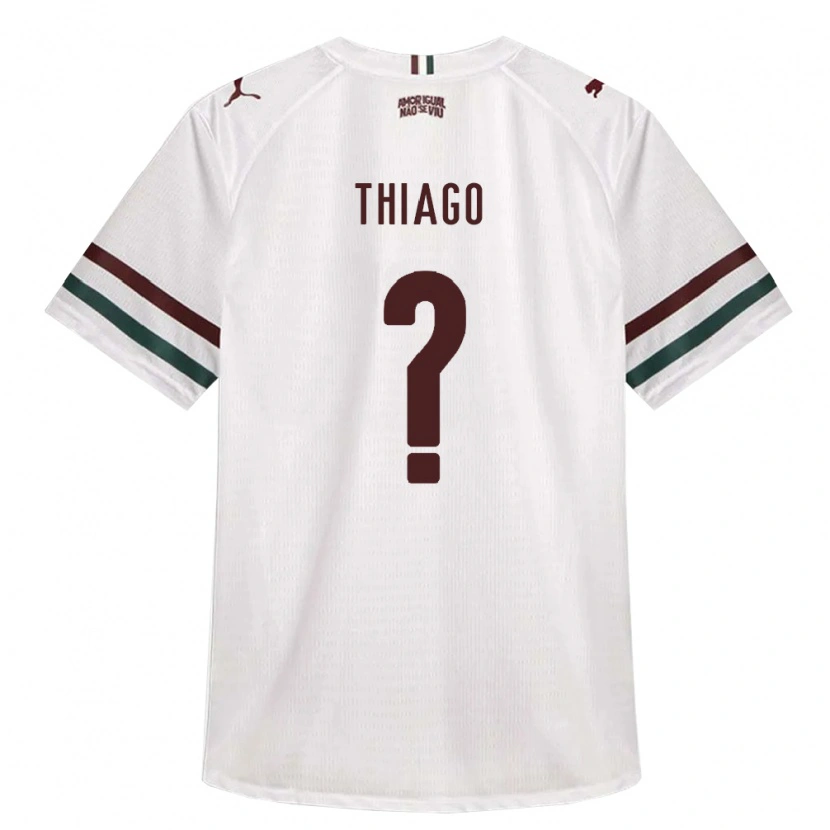 Danxen Męski Thiago #0 Biały Zielony Burgundia Wyjazdowa Koszulka 2026/27 Koszulki Klubowe