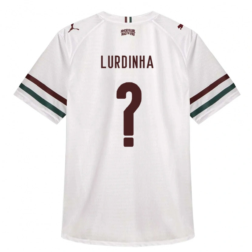 Danxen Męski Lurdinha #0 Biały Zielony Burgundia Wyjazdowa Koszulka 2026/27 Koszulki Klubowe