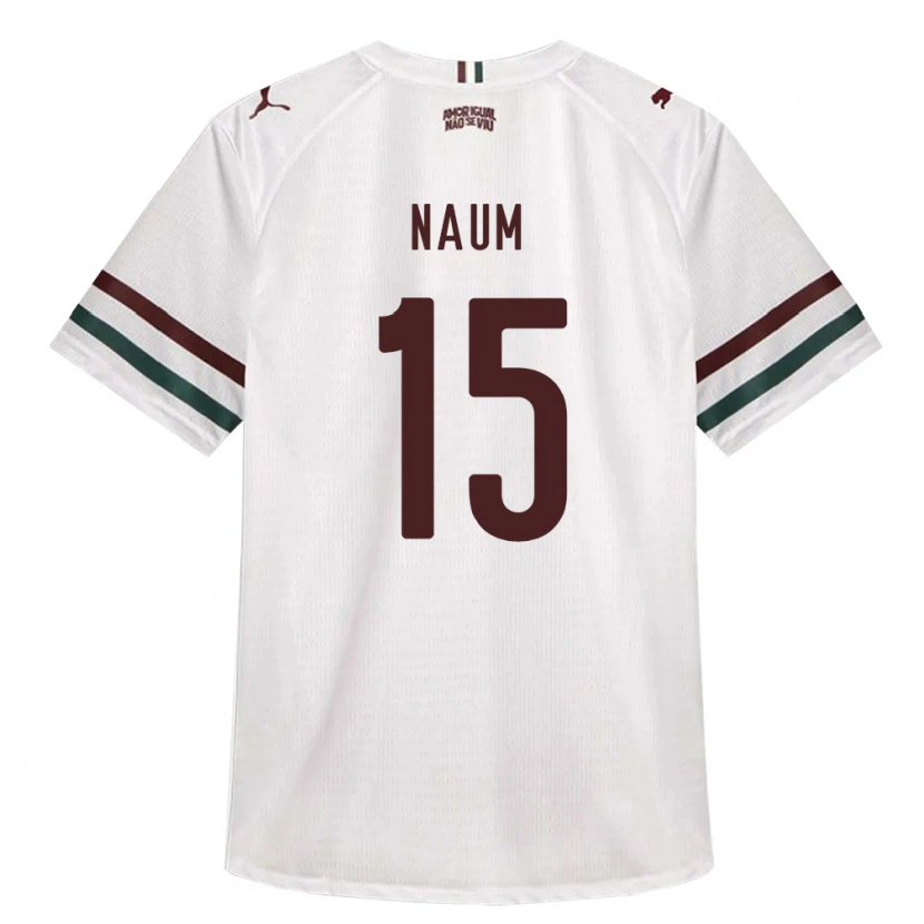 Danxen Męski Jonas Naum #15 Biały Zielony Burgundia Wyjazdowa Koszulka 2026/27 Koszulki Klubowe