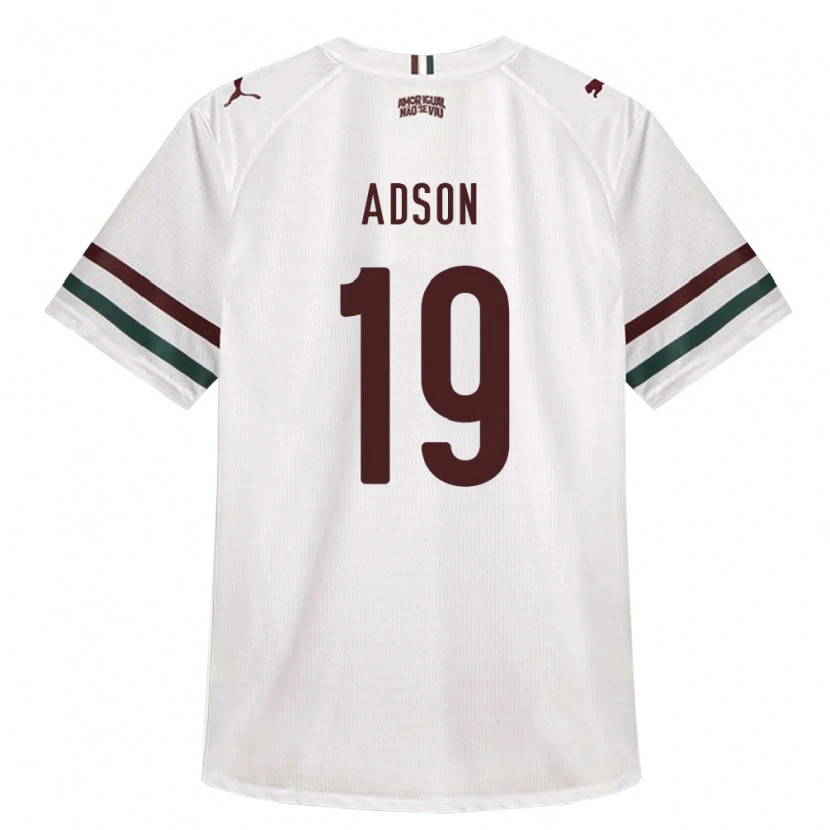 Danxen Męski Adsonnaldo Ferreira Nascimento #19 Biały Zielony Burgundia Wyjazdowa Koszulka 2026/27 Koszulki Klubowe
