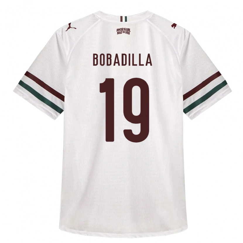 Danxen Męski Raul Bobadilla #19 Biały Zielony Burgundia Wyjazdowa Koszulka 2026/27 Koszulki Klubowe