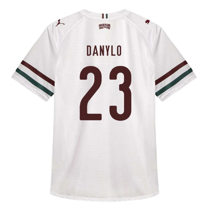Danxen Męski Danylo Do Amaral Barroso #23 Biały Zielony Burgundia Wyjazdowa Koszulka 2026/27 Koszulki Klubowe