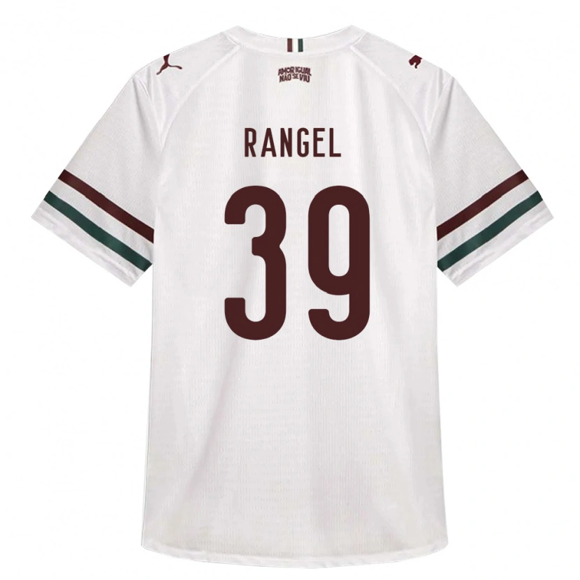 Danxen Męski Pedro Rangel #39 Biały Zielony Burgundia Wyjazdowa Koszulka 2026/27 Koszulki Klubowe