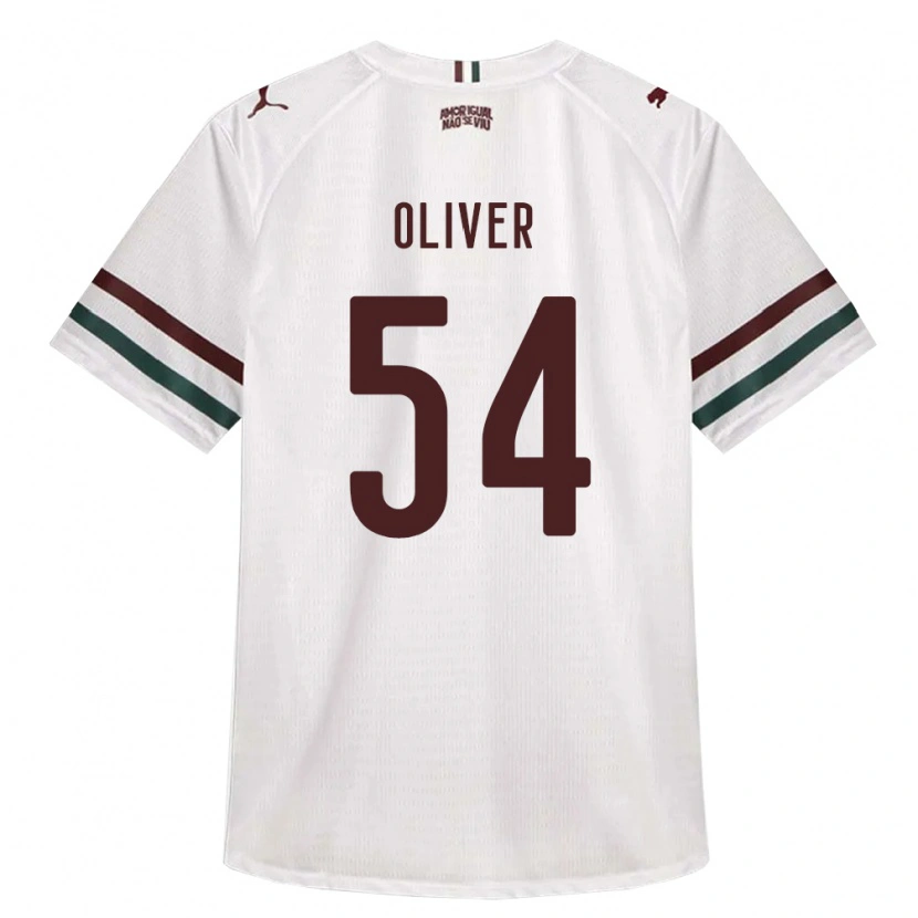 Danxen Męski Oliver Martins #54 Biały Zielony Burgundia Wyjazdowa Koszulka 2026/27 Koszulki Klubowe
