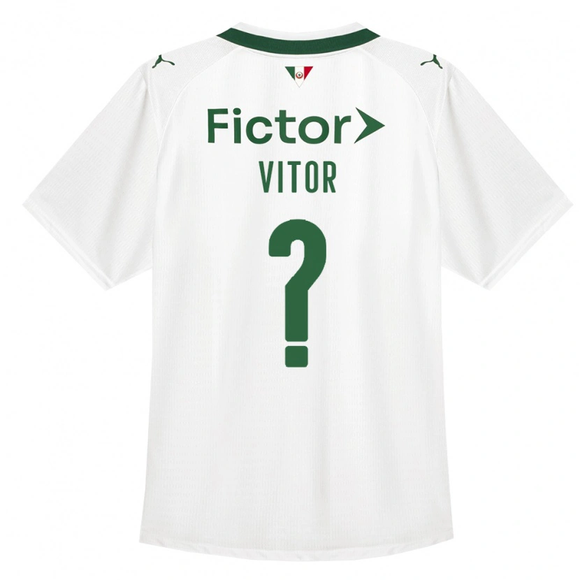 Danxen Męski Erick Vitor #0 Zielony Biały Wyjazdowa Koszulka 2026/27 Koszulki Klubowe