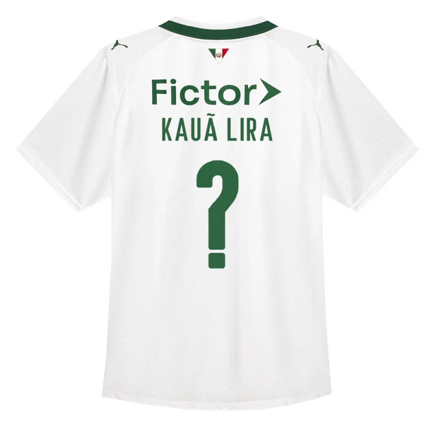 Danxen Męski Kauã Lira #0 Zielony Biały Wyjazdowa Koszulka 2026/27 Koszulki Klubowe