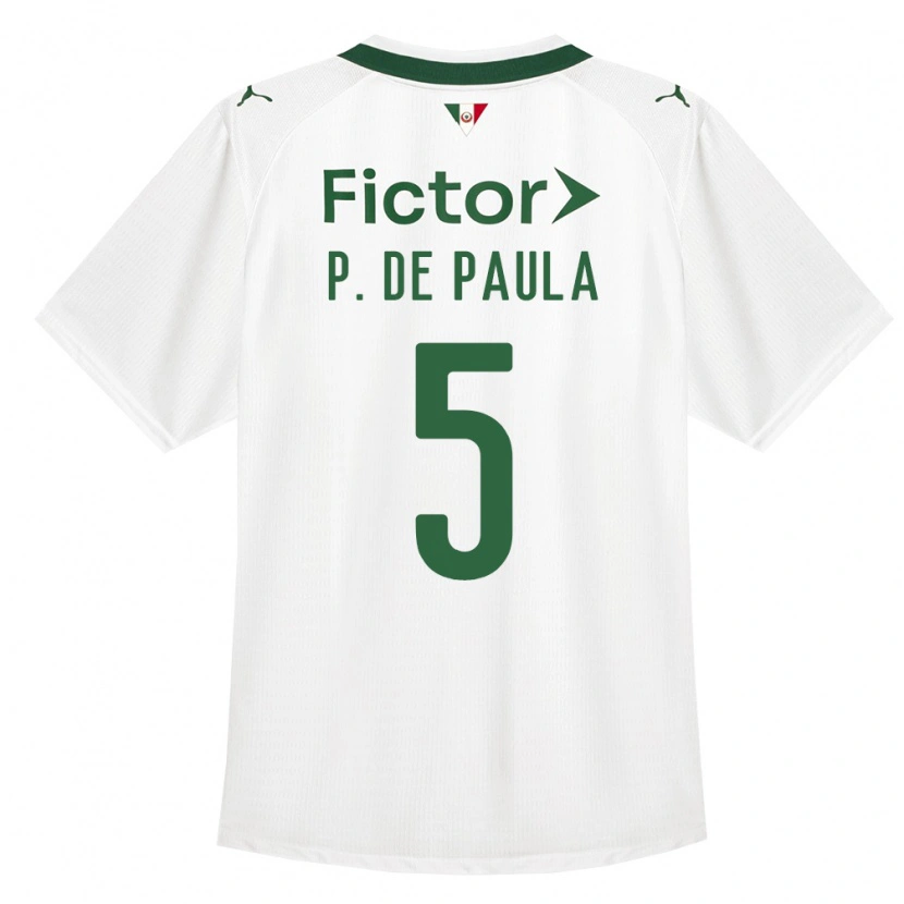 Danxen Męski Patrick De Paula #5 Zielony Biały Wyjazdowa Koszulka 2026/27 Koszulki Klubowe