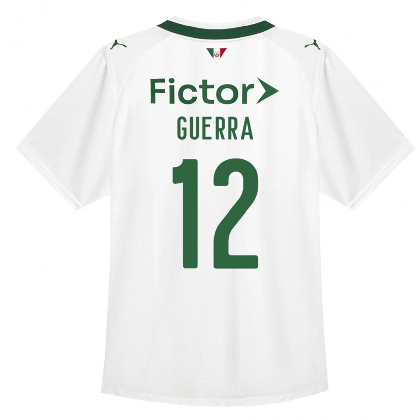 Danxen Męski Heitor Guerra #12 Zielony Biały Wyjazdowa Koszulka 2026/27 Koszulki Klubowe