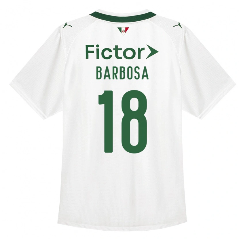 Danxen Męski Danilo Barbosa #18 Zielony Biały Wyjazdowa Koszulka 2026/27 Koszulki Klubowe