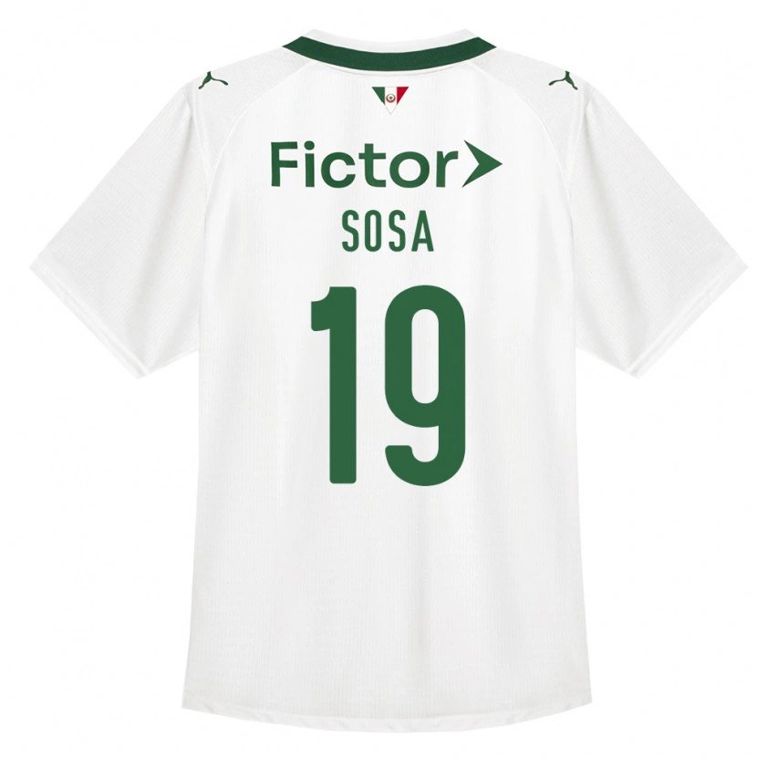 Danxen Męski Ramón Sosa #19 Zielony Biały Wyjazdowa Koszulka 2026/27 Koszulki Klubowe