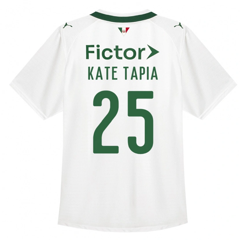 Danxen Męski Kate Tapia #25 Zielony Biały Wyjazdowa Koszulka 2026/27 Koszulki Klubowe