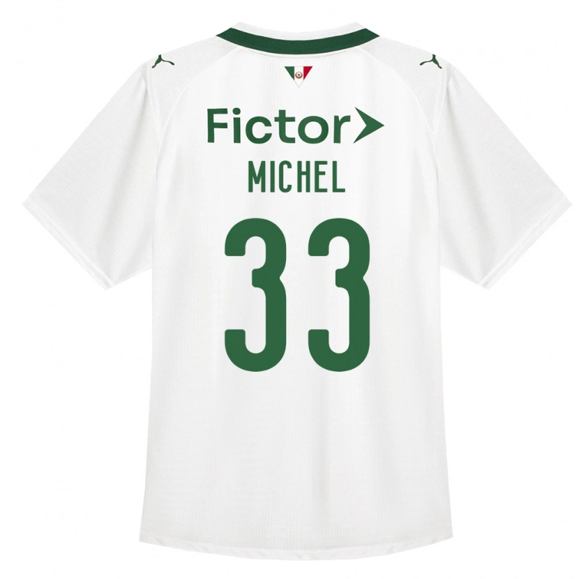 Danxen Męski Michel #33 Zielony Biały Wyjazdowa Koszulka 2026/27 Koszulki Klubowe