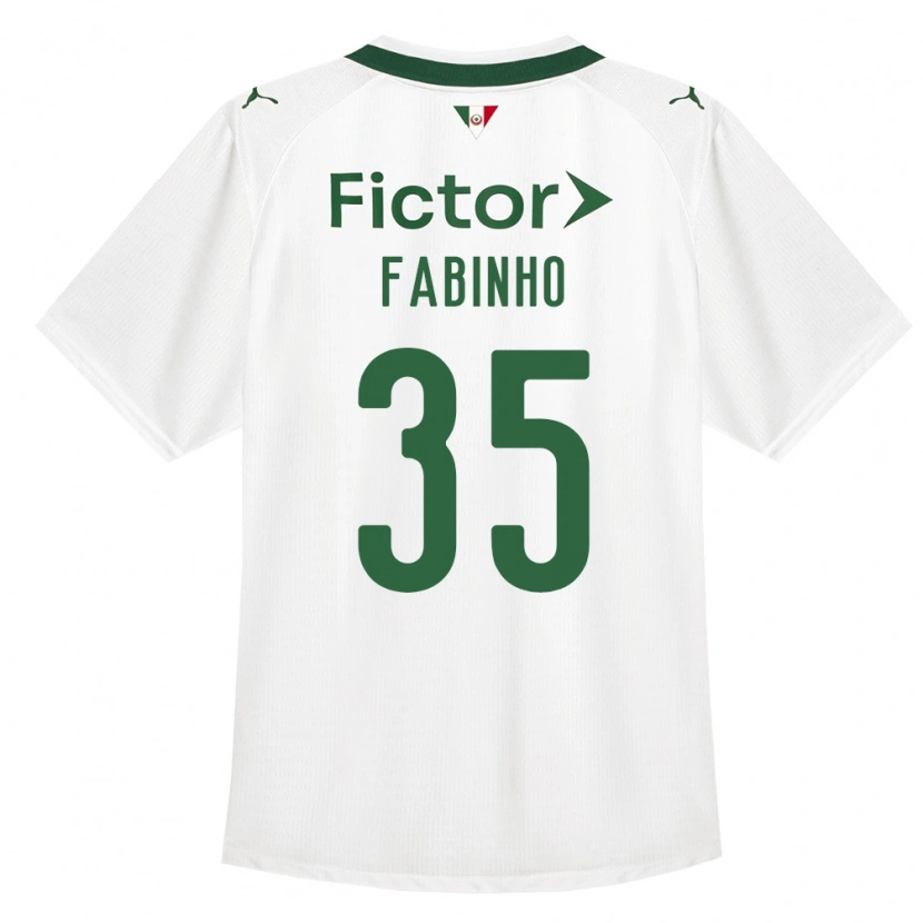 Danxen Męski Fabinho #35 Zielony Biały Wyjazdowa Koszulka 2026/27 Koszulki Klubowe
