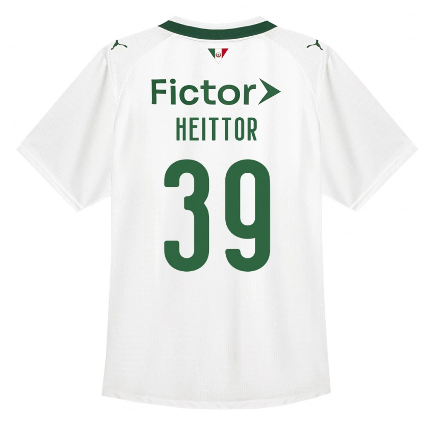 Danxen Męski Heittor Vinicius Da Silva Nunes #39 Zielony Biały Wyjazdowa Koszulka 2026/27 Koszulki Klubowe
